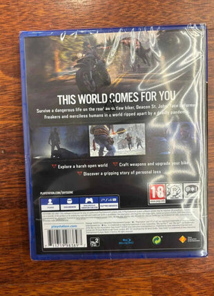 Days Gone PS4 UK - PS4 game featuring open-world exploration, dynamic environments, and immersive gameplay where you play as Deacon St. John in a post-apocalyptic setting filled with challenges and quests.