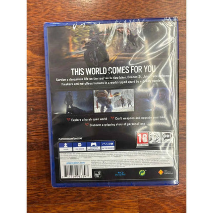 Days Gone PS4 UK - PS4 game featuring open-world exploration, dynamic environments, and immersive gameplay where you play as Deacon St. John in a post-apocalyptic setting filled with challenges and quests.