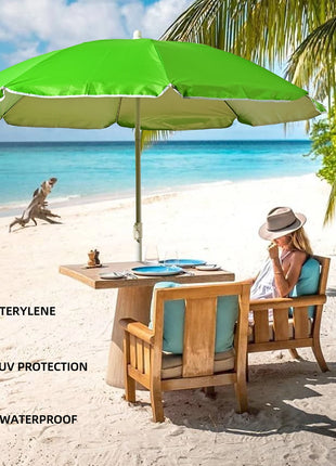 Ombrellone da spiaggia pieghevole S7 STAR, ombrellone grande 160-240 cm, ombrellone leggero con protezione solare UPF+50, ombrellone da spiaggia resistente, per piscina all'aperto
