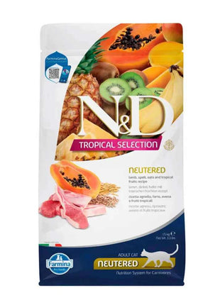 Farmina N & D Tropical Selection Lamb Feed for Sterilized Cats