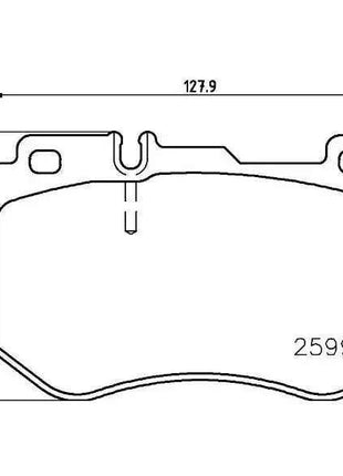 Brake pad set p 50 123 brembo