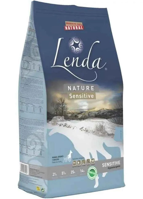 Lenda Sensitive - Hypoallergenic Fish-Based Dog Food for Severe Allergies and Intolerances, with Highly Digestible Hake and Potato for Gentle Digestion, Enhanced Immunity, and Strong Joints, 85% Animal Protein, Grain-Free.