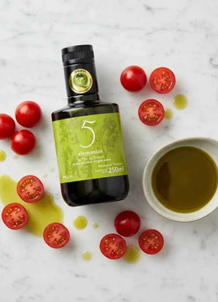 5 Elementos - Picual Extra Virgin Olive Oil 250ml, Intensity and Authentic Flavor, SIQEV Quality