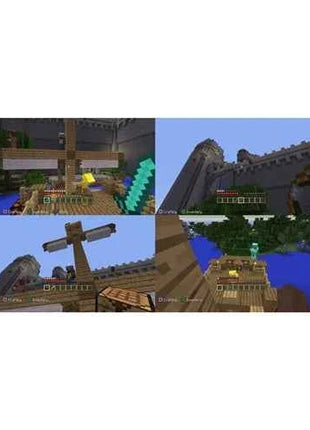 Minecraft Switch UK - Nintendo Switch game featuring Mojang's creative adventure with multiplayer support, including Super Mario Mash-Up Pack, 40 skins, and iconic music from Super Mario 64 for endless building fun.