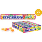 Mentos fruit - box of 20x38gr - chewable candies - fruit soft flavor