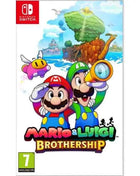 Mario & Luigi Fraternauti Alla Carica (Brothership) Switch UK, Nintendo Switch game featuring Italian audio, exploring Elettria with cooperative gameplay, and unique brotherly actions to overcome challenges and fight.
