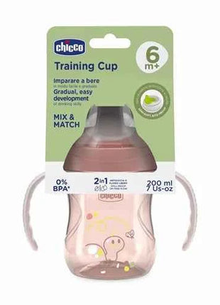 Chicco training cup for girls 6m+ 200ml - easy to use