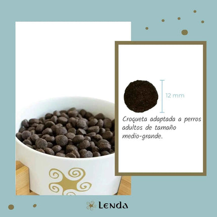 Lenda Nature Tuna – Grain-Free Hypoallergenic Dog Food, ideal for all ages, 0% grains, rich in high-quality tuna, Omega 3 & 6 for healthy skin and coat, supports digestion and immunity.