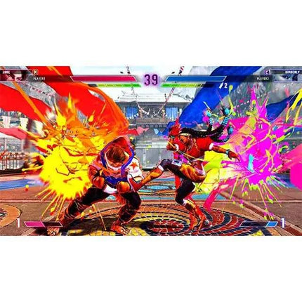 Street Fighter 6 Years 1-2 Fighters Edition PS4/PS5 by Capcom, ultimate fighting game with additional characters, costumes, and exclusive content, perfect for PS4 games enthusiasts looking for an enhanced gaming experience.