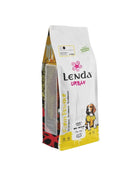 Lenda Urban Farm Chicken - Natural Dog Food for Mini-Medium Breeds, high protein content 36.5%, suitable for adult dogs, supports bone health with meat-based ingredients like chicken, pork, and beef.