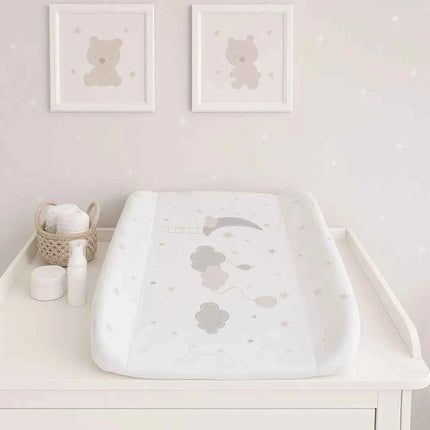 Bathby waterproof padded baby changing table with safety edges, soft and non-slip, easy to clean, 85x50x10cm