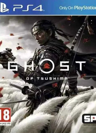 Ghost Of Tsushima PS4 UK/FR/PT/AR - Action-Adventure Game for PlayStation 4 featuring Japanese audio and Italian text, immerse yourself in the samurai experience to protect Tsushima from the Mongol invasion.