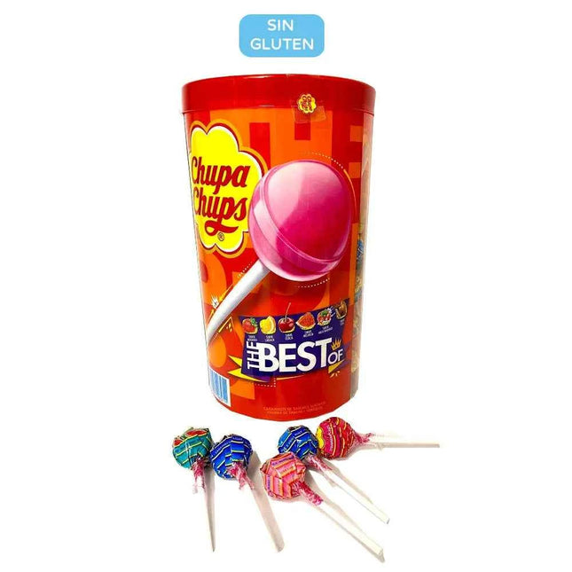 Chupa chups original 110 units - caramel varieties flavors