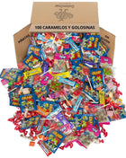 Mega pack 100 assorted sweets - gluten-free and lactose-free candies and sweets - ideal for piñatas and children's parties - 1kg
