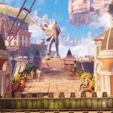 Bioshock The Collection PS4 UK, a thrilling PS4 game featuring all single-player content from Bioshock, Bioshock 2, and Bioshock Infinite, beautifully remastered in high resolution for an immersive gaming experience.