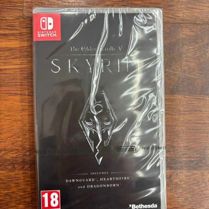 The Elder Scrolls V Skyrim Switch UK - Nintendo Switch game featuring enhanced graphics, immersive gameplay, and mod support, allowing players to explore a vast open world filled with dragons and epic quests.