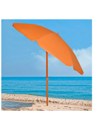 Mediawave Store Ombrellone da spiaggia TNT Pelican H185cm Inclinabile 8 stecche Palo in alluminio