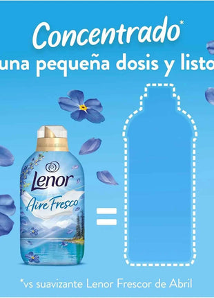 Lenor fresh air clothes softener alpine freshness pack 6x36 total 216 washes, 504ml, freshness resistant to drying in humid environments or intense sun