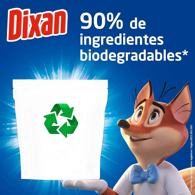 Dixan trio caps 4 in 1 total (34/68/102/136 washes) - detergent capsules for washing machines, soap for white and colored clothes, deep cleaning, radiant shine and lasting freshness