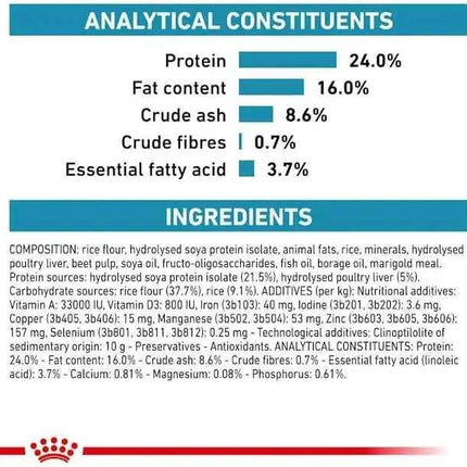 ROYAL CANIN DOG HYPOALLERGENIC SMALL DOG 3.5Kg