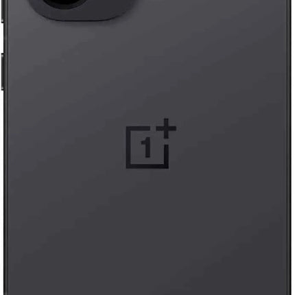 OnePlus 15R 5G smartphone with 12GB RAM and 256GB storage in Charcoal Black, featuring a 6.83-inch display with 2800x1272 resolution, a 50MP camera for high-quality photos, and a long-lasting 7400mAh battery for superior perf