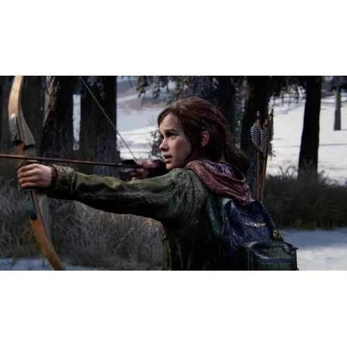 The Last Of Us Part I PS5 - PlayStation 5 game with enhanced graphics, 3D audio, haptic feedback, and fast loading times; includes the original story and Left Behind expansion for immersive gameplay experience.