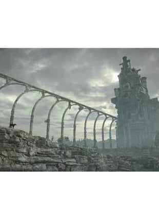 Shadow Of The Colossus PS4 UK - PlayStation 4 game with improved graphics and performance, featuring epic adventure against giant creatures, exploration, and puzzle-solving. Ideal for PS4 gamers seeking memorable gameplay exp