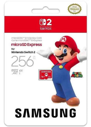 Samsung MicroSDXC Express Card 256GB for Nintendo Switch 2, offering enhanced gaming performance and compatibility with Nintendo devices, perfect for storing your favorite switch games.
