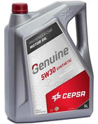 Cepsa genuine 5w30 synthetic (5l) - maximum performance synthetic oil for gasoline and diesel engines