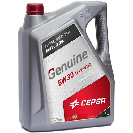 Cepsa genuine 5w30 synthetic (5l) - maximum performance synthetic oil for gasoline and diesel engines