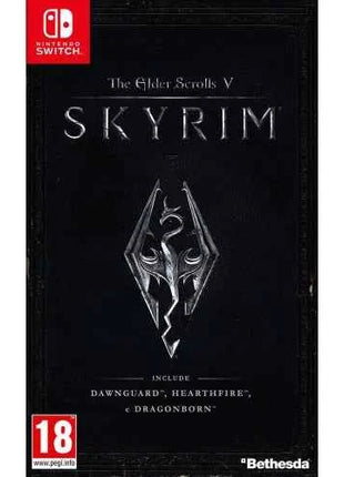 The Elder Scrolls V Skyrim Switch UK - Nintendo Switch game featuring enhanced graphics, immersive gameplay, and mod support, allowing players to explore a vast open world filled with dragons and epic quests.