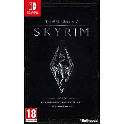 The Elder Scrolls V Skyrim Switch UK - Nintendo Switch game featuring enhanced graphics, immersive gameplay, and mod support, allowing players to explore a vast open world filled with dragons and epic quests.