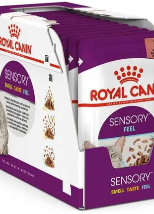 Royal Canin Sensory Feel Wet Food in Adult Cat Sauce 12X85g