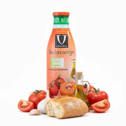 Villaolivo - pack of 6 units salmorejo villaolivo salmorejo cristal 1l 100% natural