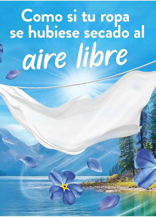 Lenor fresh air clothes softener alpine freshness pack 6x36 total 216 washes, 504ml, freshness resistant to drying in humid environments or intense sun