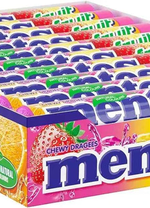 Mentos fruit - box of 20x38gr - chewable candies - fruit soft flavor