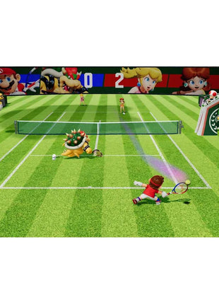 Mario Tennis Fever - Switch 2 Edition, Nintendo Switch sports game featuring 30 unique rackets, 38 characters, multiple modes including Story Mode and motion controls with Joy-Con 2 for an enhanced gaming experience.