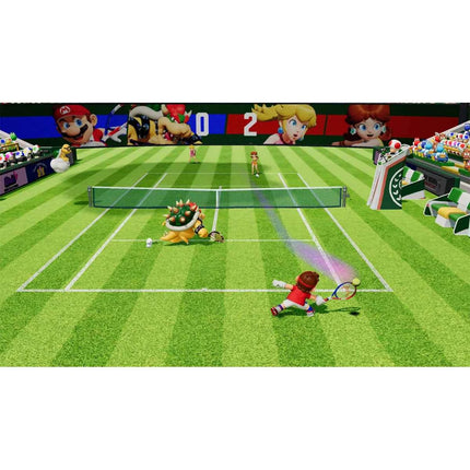 Mario Tennis Fever - Switch 2 Edition, Nintendo Switch sports game featuring 30 unique rackets, 38 characters, multiple modes including Story Mode and motion controls with Joy-Con 2 for an enhanced gaming experience.