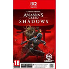 Assassin's Creed Shadows for Nintendo Switch 2 - Action-Adventure Game set in Feudal Japan with Assassin and Samurai characters, featuring stealth gameplay and immersive world exploration.