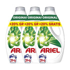 Pack of ariel liquid washing machine detergent 35 washes or 70 washes or 105 washes, original, improved cleaning soap in colder cycles with exclusive cold cleaning technology