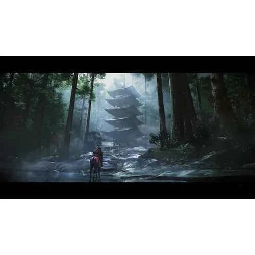 Ghost Of Tsushima PS4 UK/FR/PT/AR - Action-Adventure Game for PlayStation 4 featuring Japanese audio and Italian text, immerse yourself in the samurai experience to protect Tsushima from the Mongol invasion.