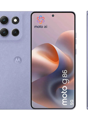 Moto G86 Power 5G smartphone with 12GB RAM and 256GB storage, features a 6.67" Super HD display, 50MP dual camera, 6720mAh battery, Android 15, and IP68/IP69 certification for durability.
