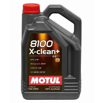 Motul oil 8100 x-clean+ 5w30 5l ce u