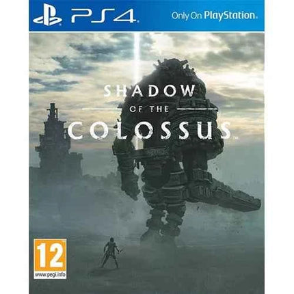 Shadow Of The Colossus PS4 UK - PlayStation 4 game with improved graphics and performance, featuring epic adventure against giant creatures, exploration, and puzzle-solving. Ideal for PS4 gamers seeking memorable gameplay exp