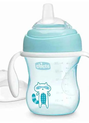 Chicco child transition glass 4m+ 200ml - no spills