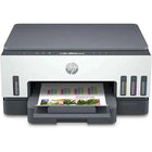 HP Smart Tank 7005 multifunction printer with duplex and Wi-Fi, refillable ink system for high-volume printing up to 15ppm, includes original HP ink for low-cost per page, eco-friendly design with recycled materials.