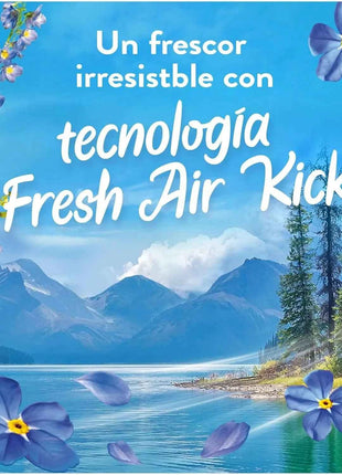 Lenor fresh air clothes softener alpine freshness pack 6x36 total 216 washes, 504ml, freshness resistant to drying in humid environments or intense sun