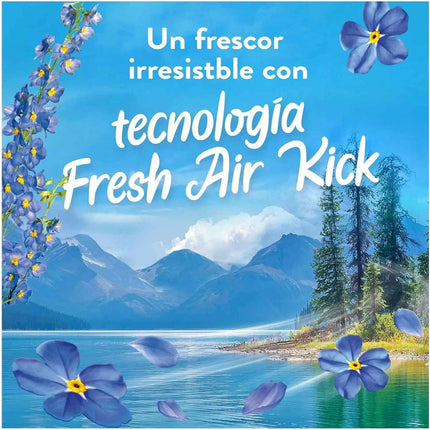 Lenor fresh air clothes softener alpine freshness pack 6x36 total 216 washes, 504ml, freshness resistant to drying in humid environments or intense sun