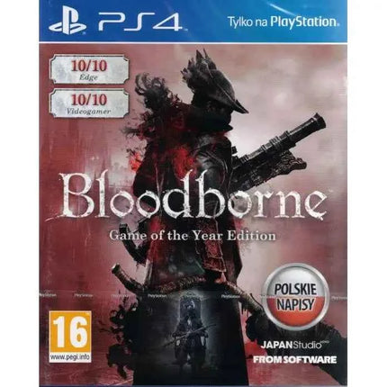 Bloodborne Game Of The Year (Goty) PS4 PL, PlayStation 4 game, Italian audio and text, explore the haunted city of Yharnam to uncover dark secrets in this action RPG, perfect for fans of PS4 games.