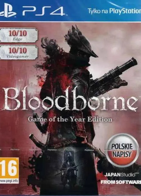 Bloodborne Game Of The Year (Goty) PS4 PL, PlayStation 4 game, Italian audio and text, explore the haunted city of Yharnam to uncover dark secrets in this action RPG, perfect for fans of PS4 games.